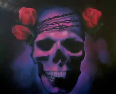 Purple Skull
by Ellie Mae (PAINTING)
