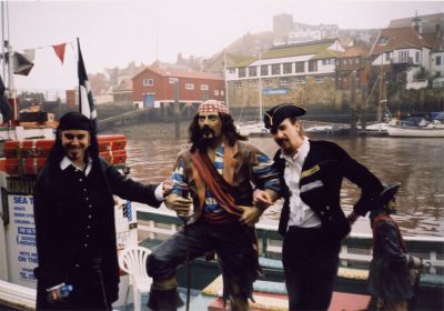 Ahoy, me mateys!
You scurvy lubbers, I'll have your keel haul.
Keywords: ahoy steve pirate whitby