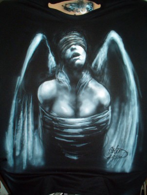 Bound Angel
t-shirt by me!
see more [url]http://www.darkairbrush.tk[/url]
