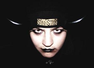 Sinister Minister
Another one of the Minister... I like this one actually. 
Keywords: sinister, minister, black eyeliner, black lipstick